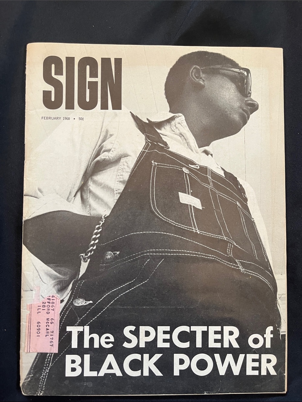 SIGN Catholic Magazine 2/1968 Black Civil Rights/Human Face Vietnam Vtg 60s